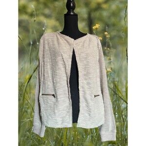 Caslon Neutral Blazer, Size 1/L